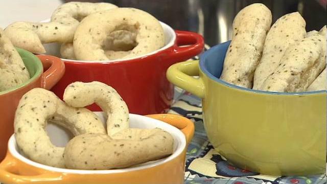 Biscoito de polvilho com linhaça