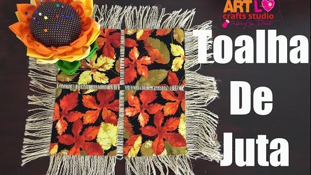 Como Fazer Uma Toalha De Juta – How To Jute Table Square E26