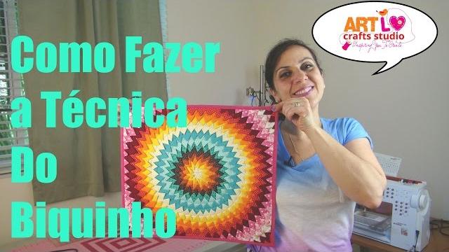 Como fazer o “Biquinho De Tecido”- How to Brazilian Prairie Point