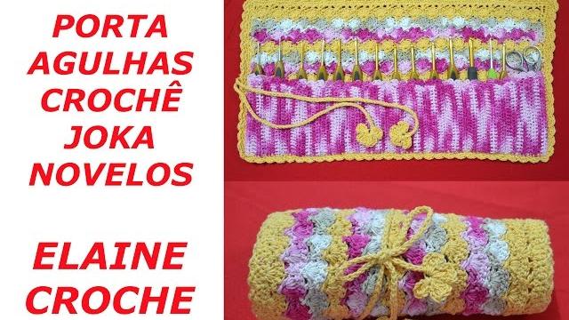 PORTA AGULHAS CROCHÊ JOKA NOVELOS