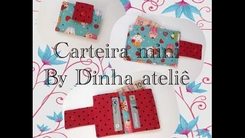 Como fazer uma carteira mini