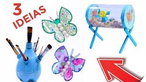 3 ideias com GARRAFA PET