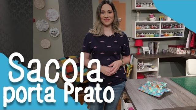 Como fazer uma sacola porta prato