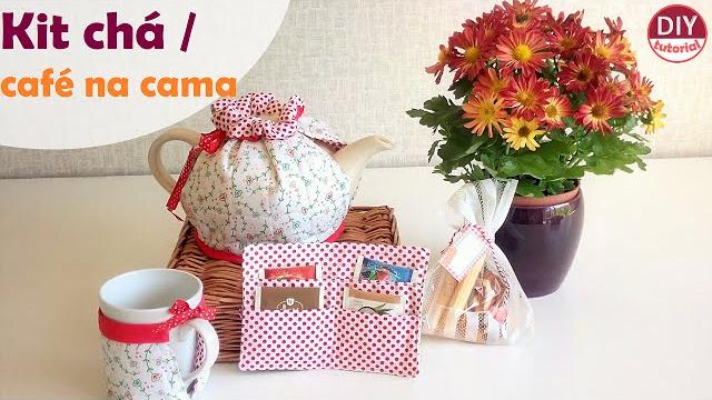 Kit chá: dia de café da manhã na cama