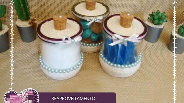 COMO REAPROVEITAR POTINHOS DE VIDRO