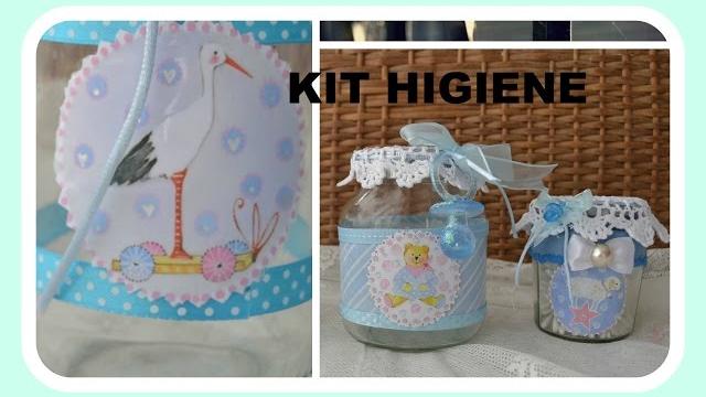 Como fazer um kit de higiene reciclado para o bebé