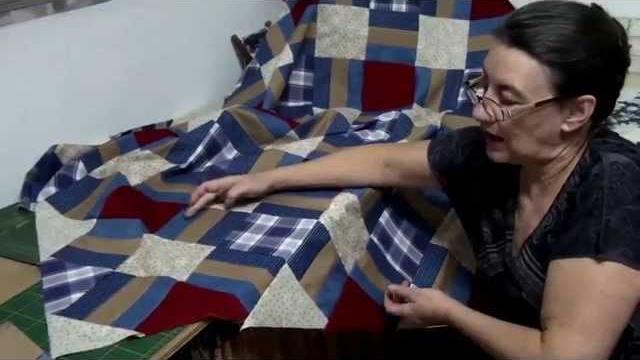 Tia Lili Patchwork: manta para o papai