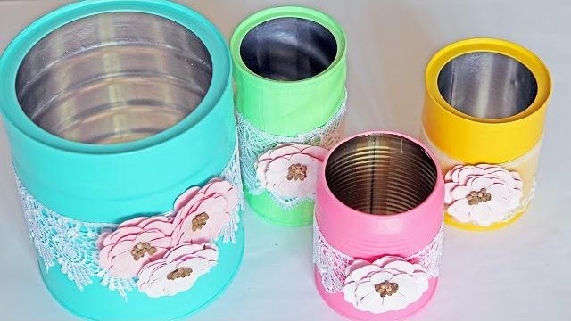 Do Lixo ao Luxo Latas Vintage Recicladas