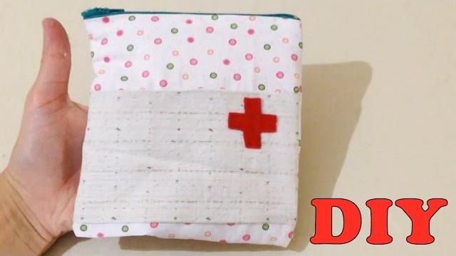 Como Fazer Bolsa Nécessaire Porta Remédios – DIY Artesanato
