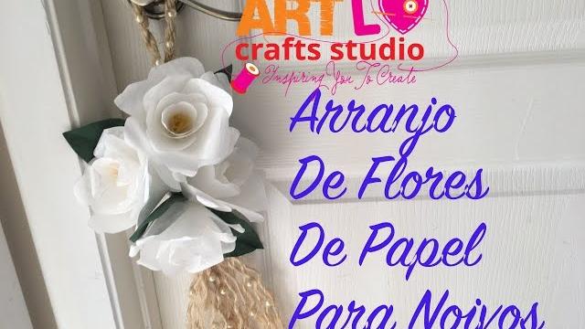 Arranjo De Flores De Papel