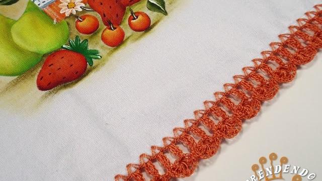 Bico de Crochê Laranjinha – Aprendendo Crochê