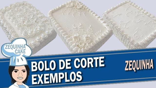Bolos de corte casamento exemplos