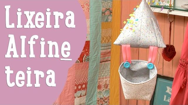 Lixeira-Alfineteira – Costura Comigo
