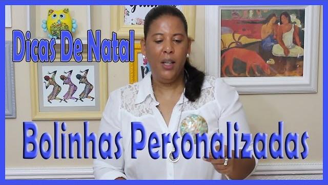 Bolinhas Personalizadas para decoração de Natal