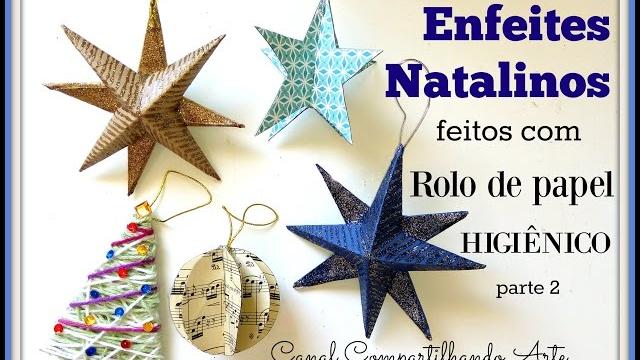 DIY: 5 ideias com rolo de papel higiênico para o Natal