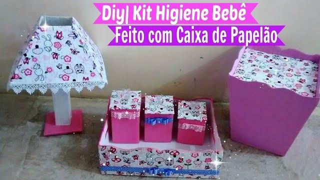 Kit Higiene Beb u00ea Feito com Caixa de Papel u00e3o Por Carla Oliveira u2013 Artes em Geral Aparador Hemnes Ikea Segunda Mano ~ Kit Higiene Beb u00ea Feito com Caixa de Papel u00e3o Por Carla Oliveira u2013 Artes em Geral