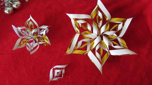 Floco de Neve em 3d – Super Fácil – Especial de Natal