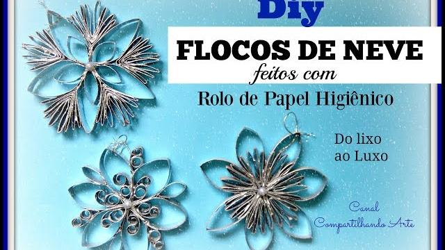 ENFEITE PARA ARVORE DE NATAL – 3 FLOCOS DE NEVE – Frozen snowflakes