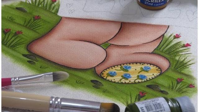 Pintura Country (Ursinha tom de marrom) – URSINHA CAROL – Parte 2
