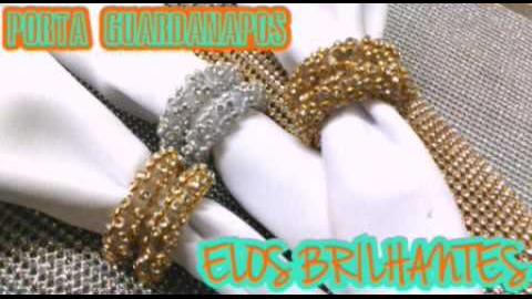 Como Fazer Porta Guardanapos de Strass