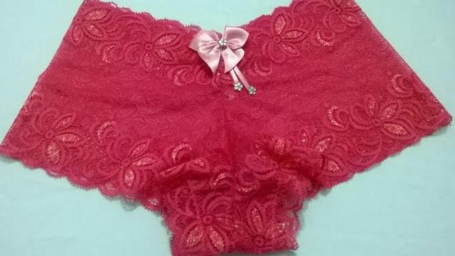 CALCINHA DE RENDA (caleson ) FEITA NA MÁQUINA OVERLOCK