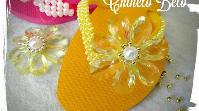 Florzinha de gotas de acrílico para iniciantes