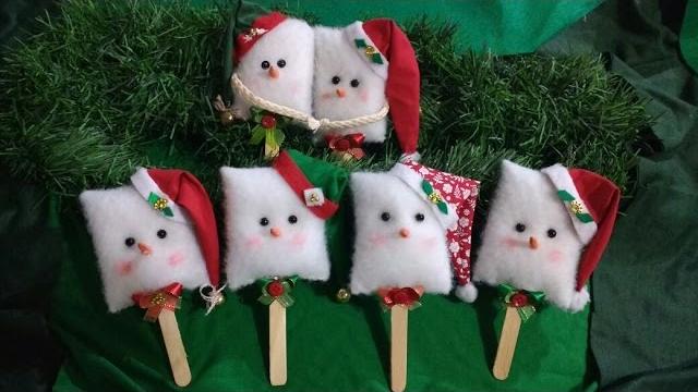 Enfeite de NATAL-boneco de neve