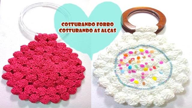 Bolsa de fuxico redonda – Finalizando