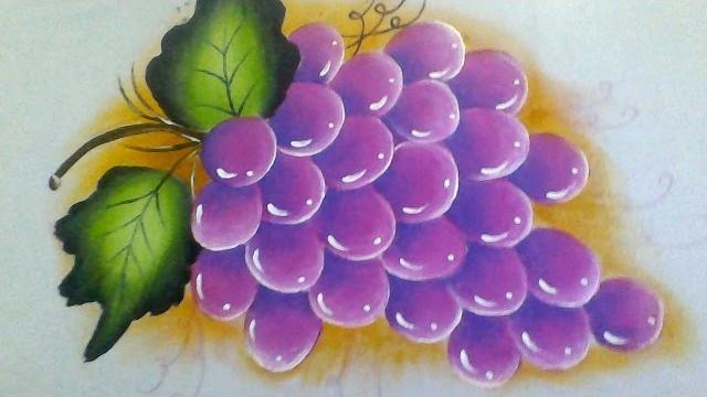 Pintando uvas com Lia Ribeiro