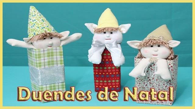 Duendes De natal – DIY Decorações de natal