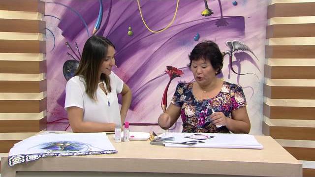 Pintura em tecido de sacaria – Julia Passerani P1