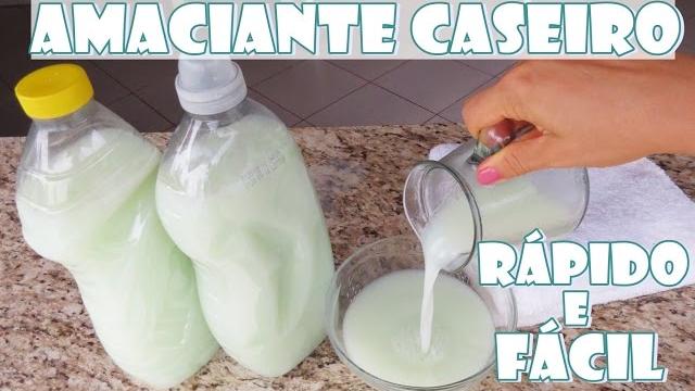 Em 5 min você faz 4 Lts de AMACIANTE DE ROUPA gastando menos de R$7,00 – Fran Adorno