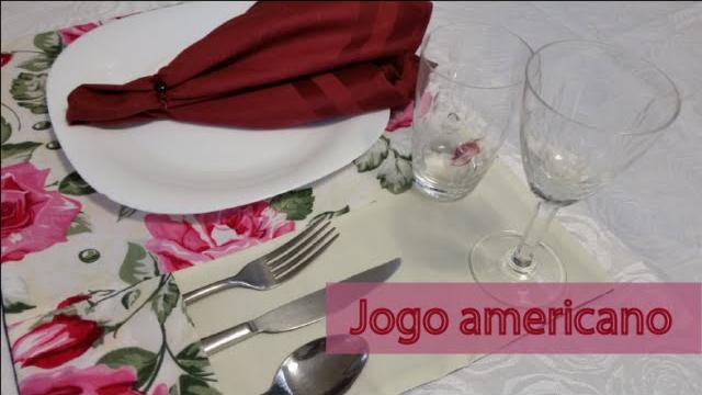 Aprenda a fazer um lindo jogo americano