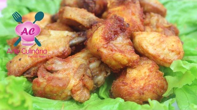 FRANGO A PASSARINHO FRITO NA PRESSÃO
