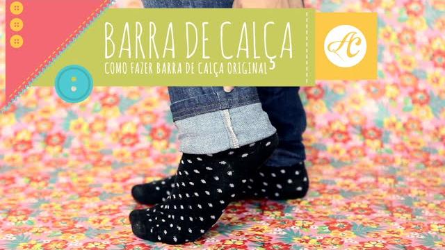 Como fazer barra de calça original