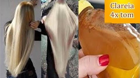 Do Preto Ao Loiro! Como Clarear Cabelos Naturalmente E Fazer Crescer Rapido