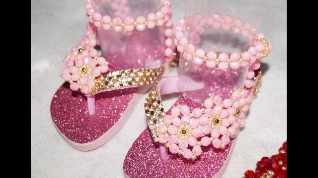 CHINELO INFANTIL COM TRAMA ESMERALDA