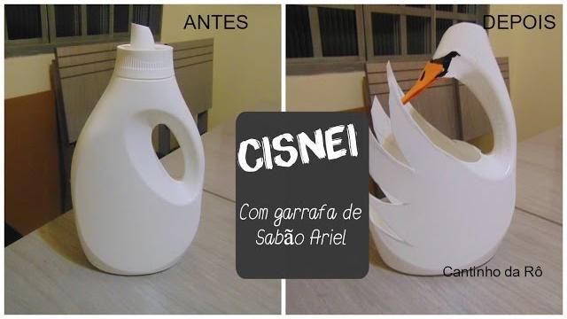 DIY – Cisne Reciclável de embalagem ariel