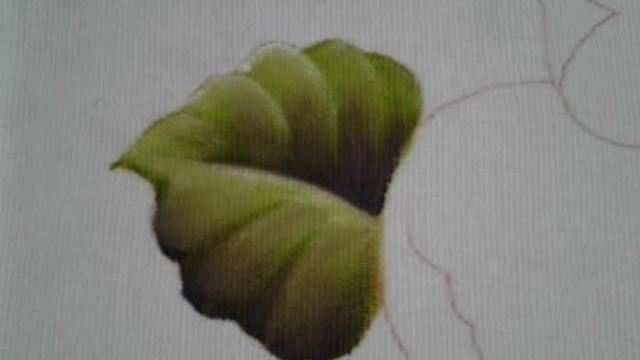 Como pintar folha – Pêras, laranjas e folhas – Aula 1