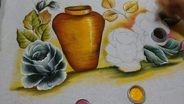 Roberto Ferreira – Pintura Rosas Negras Parte 2