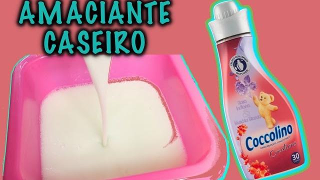 AMACIANTE DE ROUPA COM 3 INGREDIENTES SUPER ECONÔMICO E FÁCIL