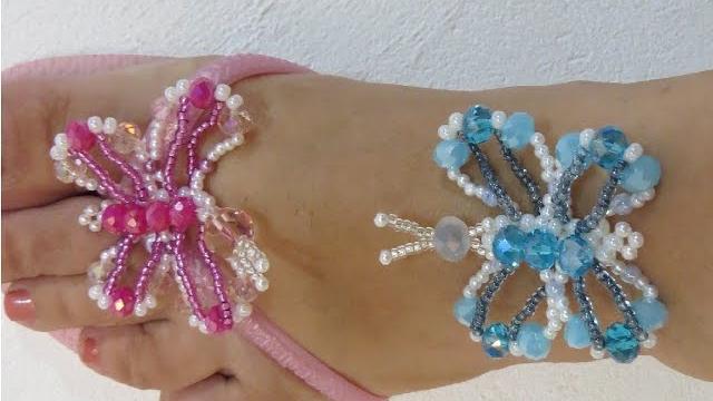 Diy uma Linda Borboleta de Cristais Para CHINELOS e TIARAS – Maguida Silva