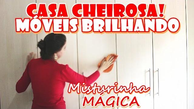 Móveis limpos e blindados contra POEIRA E MOFO – Misturinha mágica – Custa menos de $1,00