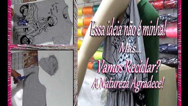 DIY – Bolsa De Camiseta