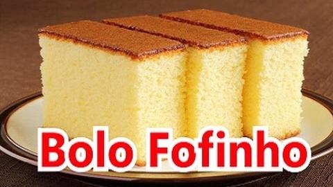 Bolo Fofinho Tradicional