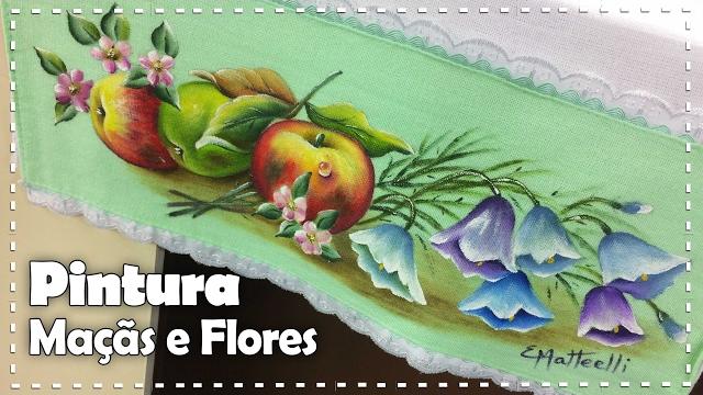 Pintando Maçãs e flores com Beth Matteelli