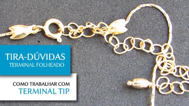 Terminais Folheados – Como usar este acessório para fazer semijoias