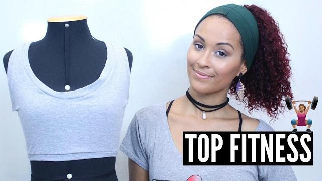 DIY- COMO FAZER TOP FITNESS/ MOLDE E COSTURA//DAYSE COSTA