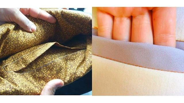 Esclarecimento de como fazer o bolso embutido na bolsa de Jeans