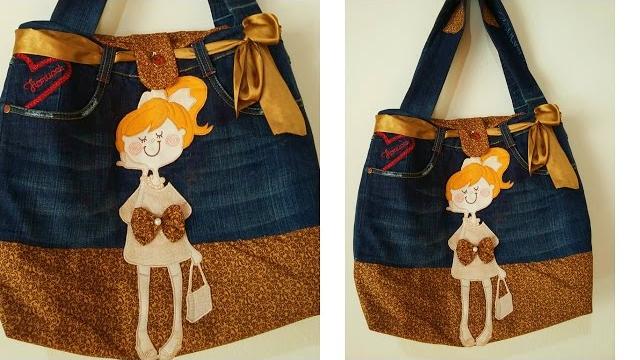 Bolsa de calça Jeans